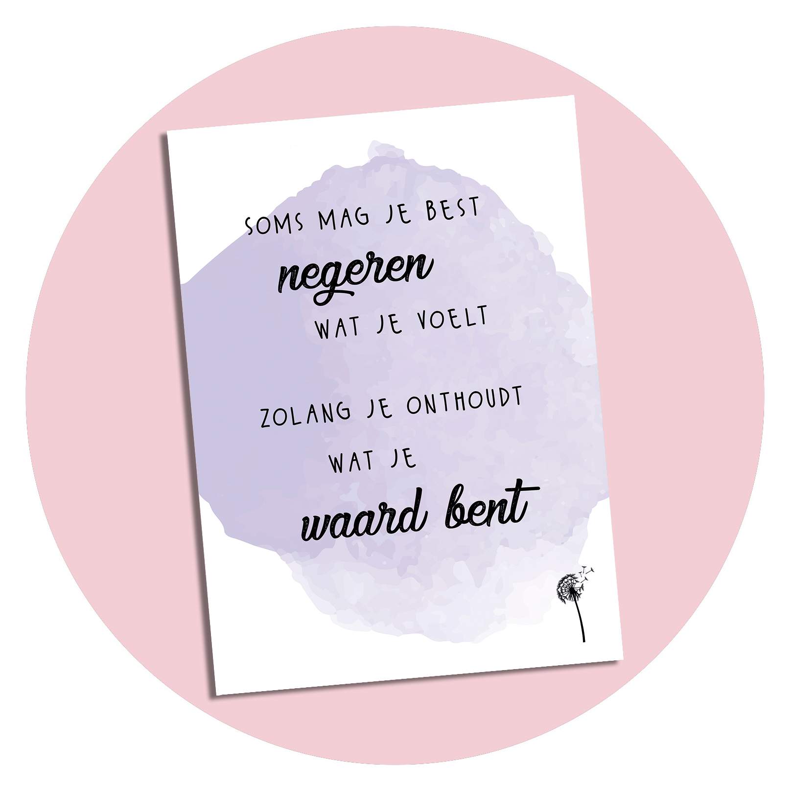 Kaart Negeren Ansichtkaart Negeren - Afbeelding 1