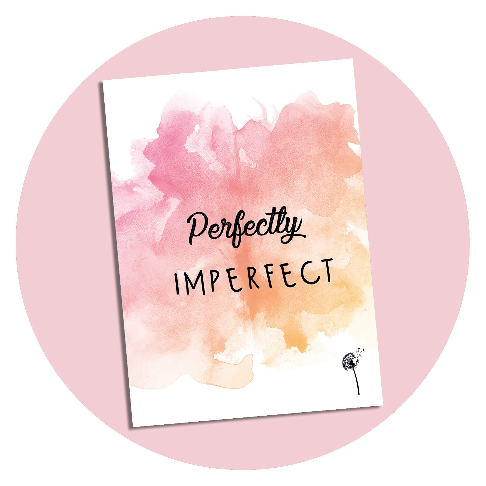 Kaart Perfectly Ansichtkaart Perfectly Imperfect - Afbeelding 1