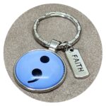 Sleutelhanger | Semicolon | Blauw - Afbeelding 2
