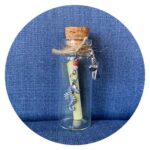 Flesje | Maan - Sleutel - Zeepaardje - Afbeelding 2