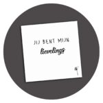 Zwart-wit kaart Lievelings