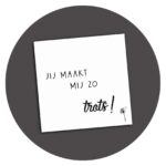 Zwart-wit kaart Zo Trots