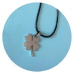 Ketting | Klaver 4 | Leren veter