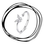 Ring | Vlinder | Met siersteentjes