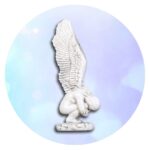 Gehurkte engel | Zwart of wit - Afbeelding 4