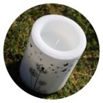 Prachtige kaars | met wens pluisjes - Afbeelding 3