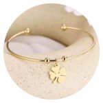 Verstelbare armband | Klavertje vier - Afbeelding 3