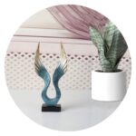 Decoratieve blauwe vleugels