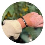 Armband gevlochten met vlinder