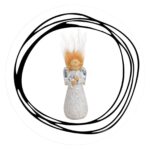 Engeltje met rode haartjes