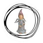 Grote engel met sterretjes