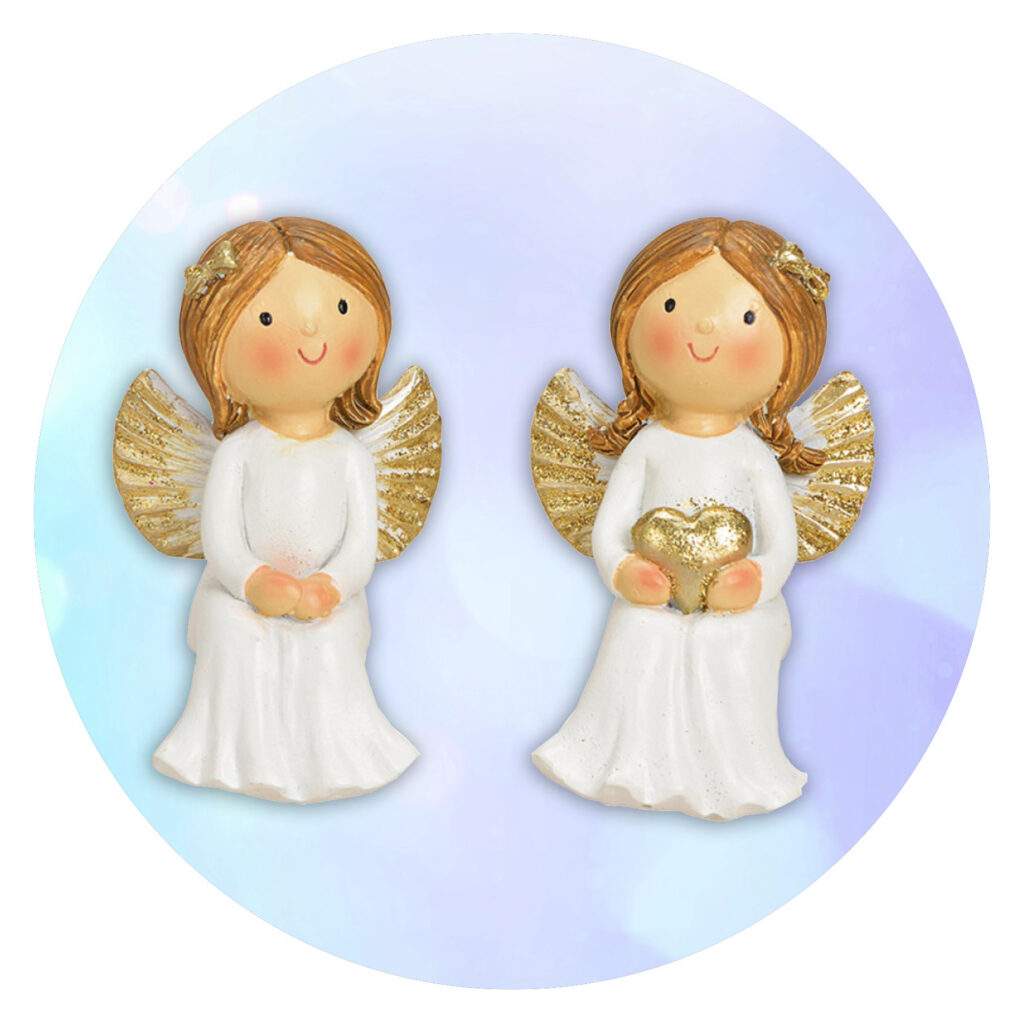 Lief engeltje zittend