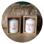Kaars I love you en You & me