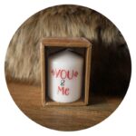 Kaars I love you en You & me