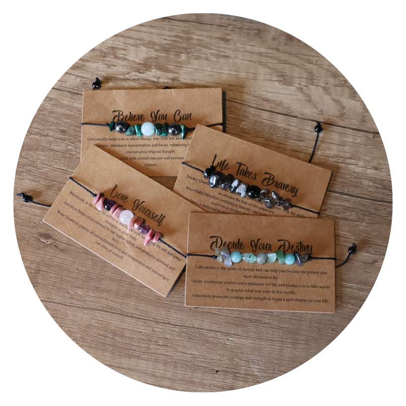 Armband met kristallen