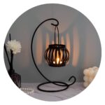 Kandelaar met hangend lichtje