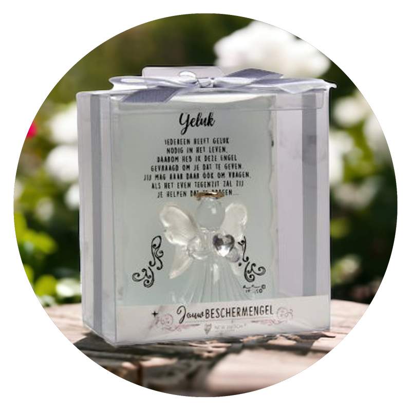 Geluk engeltje met spreuk Geluk engeltje met spreuk