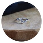 Ring met hartje en love