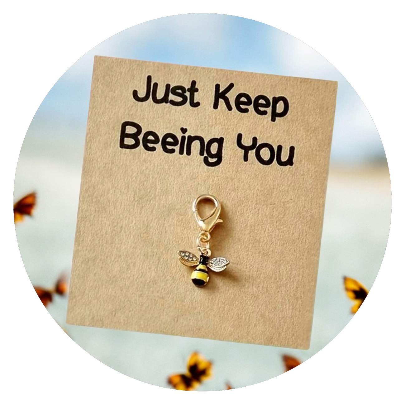 Sleutelhanger Just bee you Sleutelhanger Just bee you