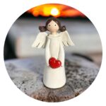 Engel met rood hartje