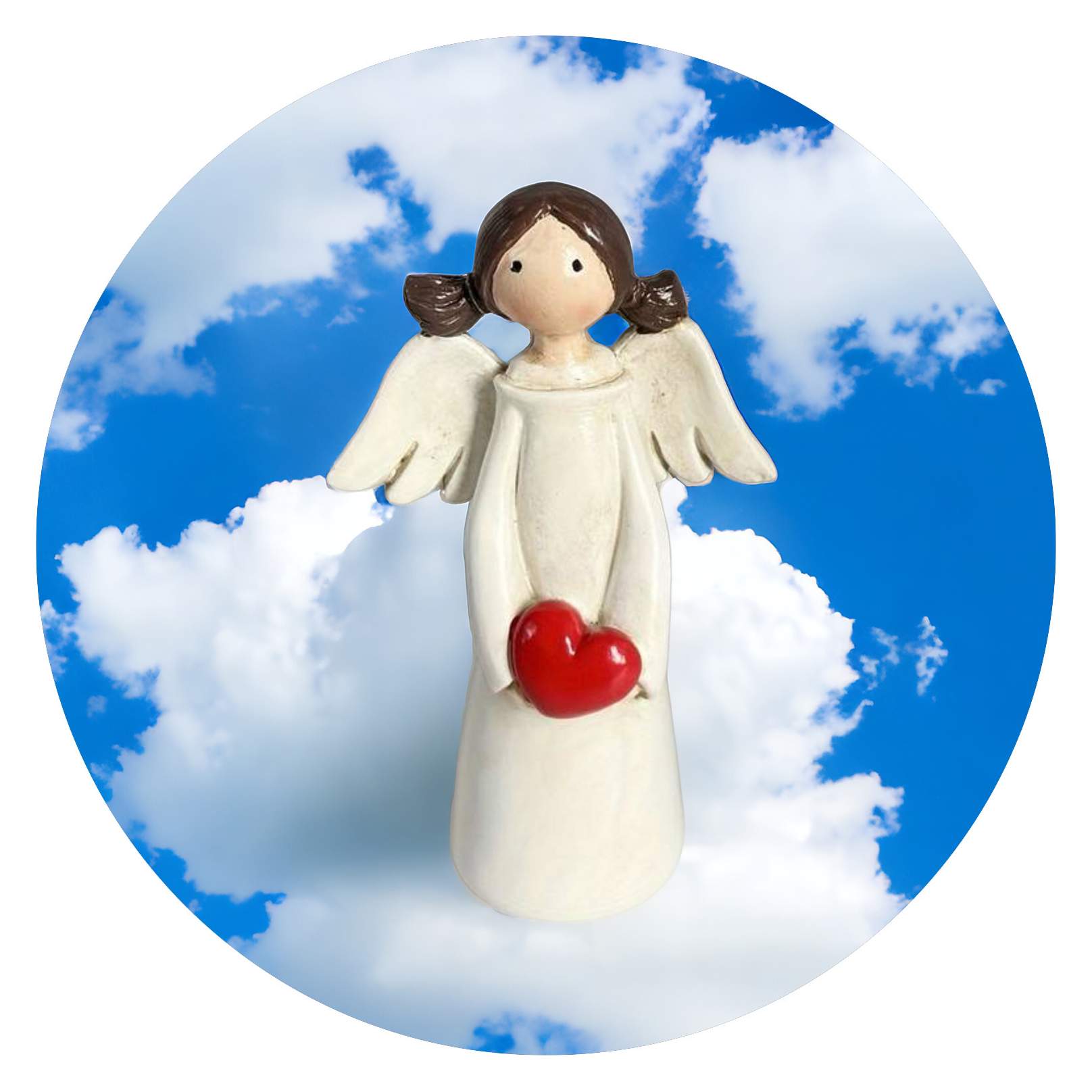 Engel met rood hartje Engel met rood hartje