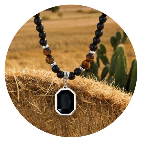 Herenketting met steen