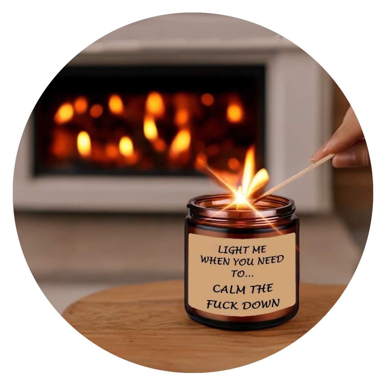 Kaarsje Calm down Kaarsje Calm down