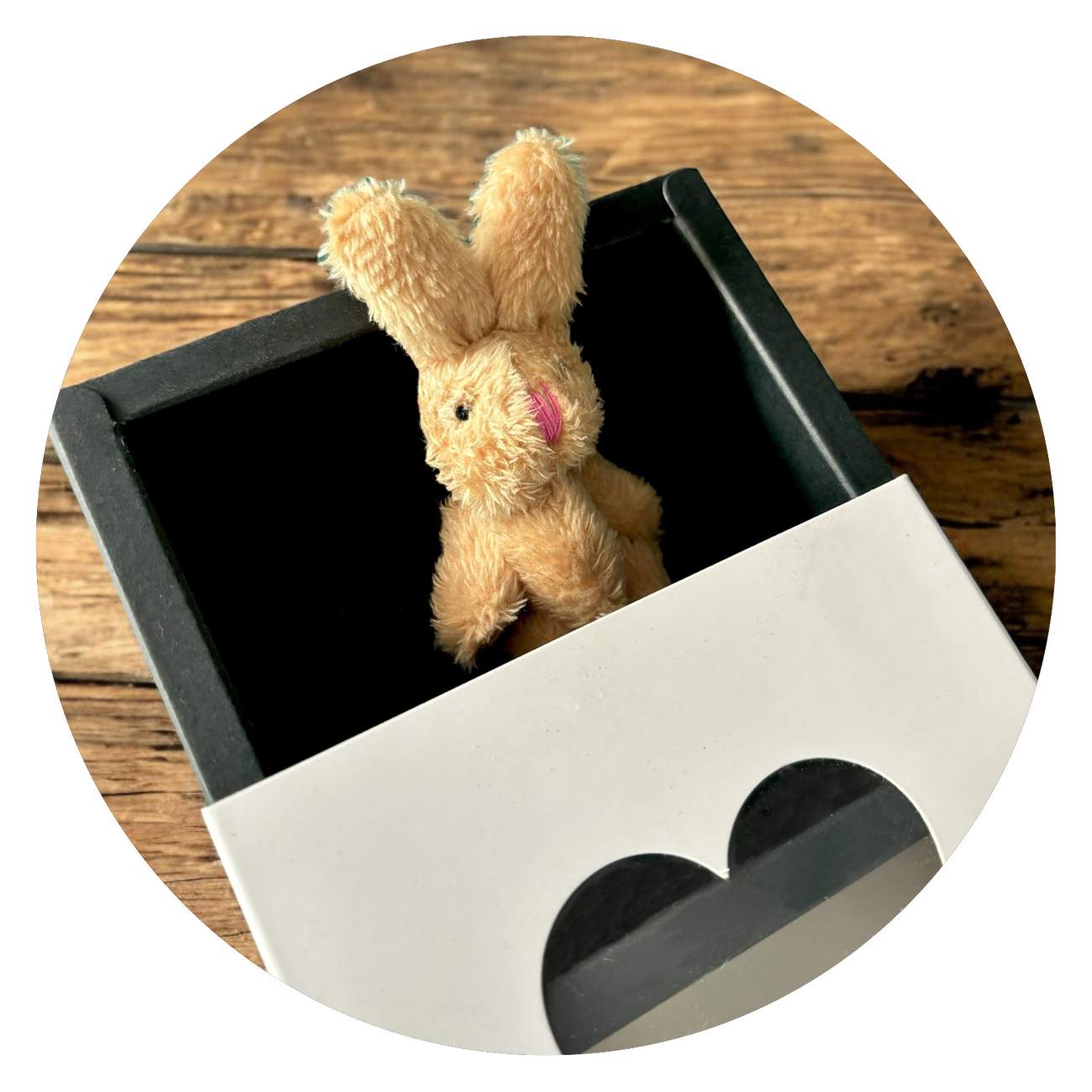 Knuffel in doosje - wit Knuffel in doosje - wit