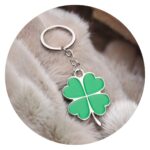 Sleutelhanger Klaver vier in vorm