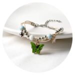 Veterarmband | Met konijn of vlinder - Afbeelding 2