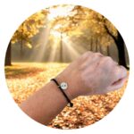 Veterarmbandje met semicolon