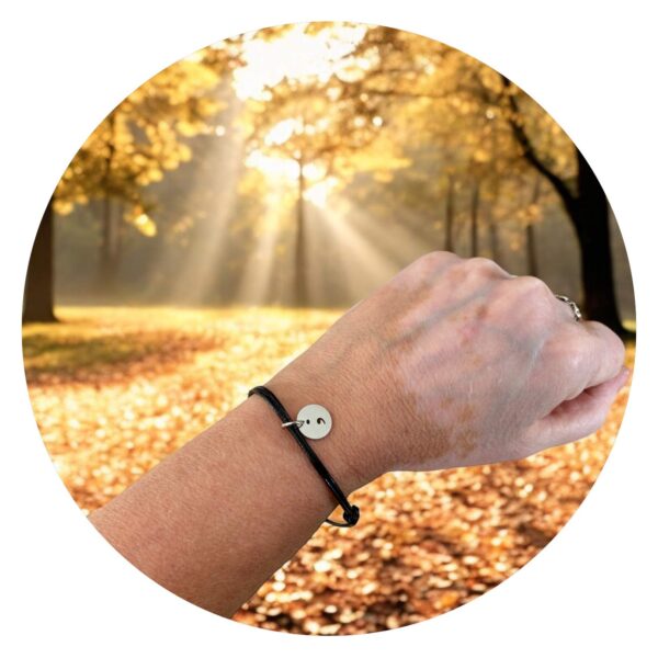 Veterarmbandje met semicolon