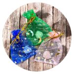 Lief zakje met hartvormig kristal