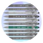 Pennen met sarcastische quote How about no