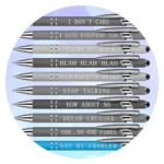 Pennen met sarcastische quote Not my problem