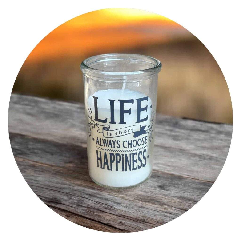 Kaarsje Happiness