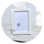 Fotolijstjes portret pleister hartje