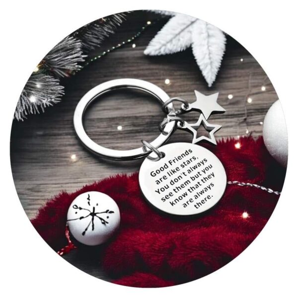 Sleutelhanger good friends are like stars