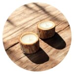 Boomstammetje met lichtje