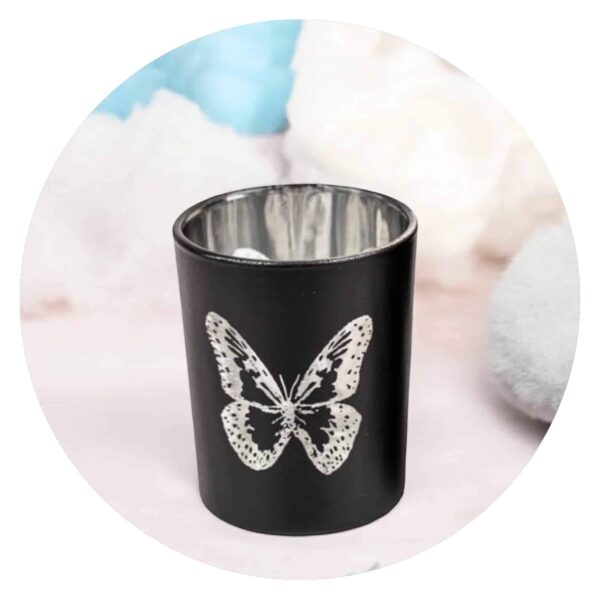 Lichtje Zwart zilveren vlinder