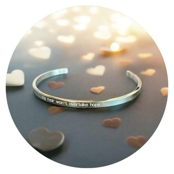 Armband My fear wont overtake hope