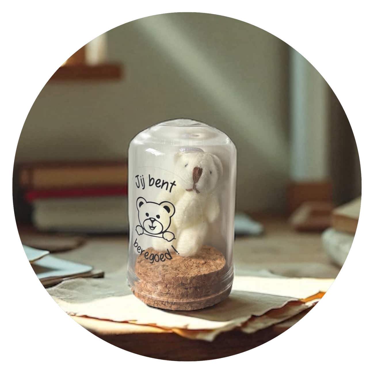 Stolpje met beer Stolpje met beer