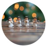 Vrolijke engeltjes - met ster, hartje, gevouwen handjes of vogeltje