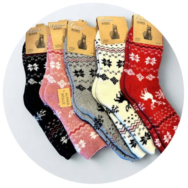 warme sokken van alpacawol collectie 35-38 en 39-42