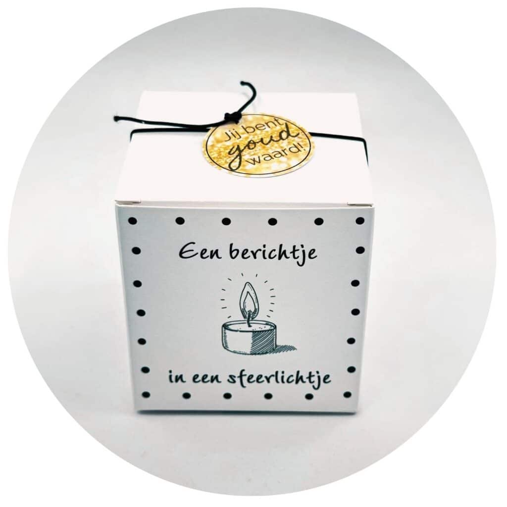 Berichtje in een sfeerlichtje