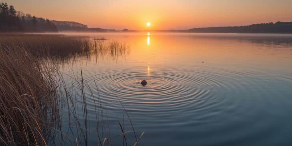 Een steentje in het water