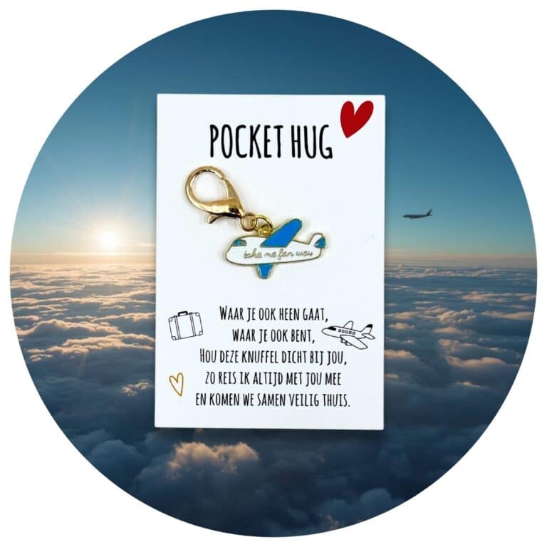 Pocket Hug vliegtuigje