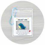 Pocket Hug sleutelhanger walvis