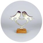 twee vogels op een hartje