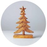 Kerstboom uit mangohout